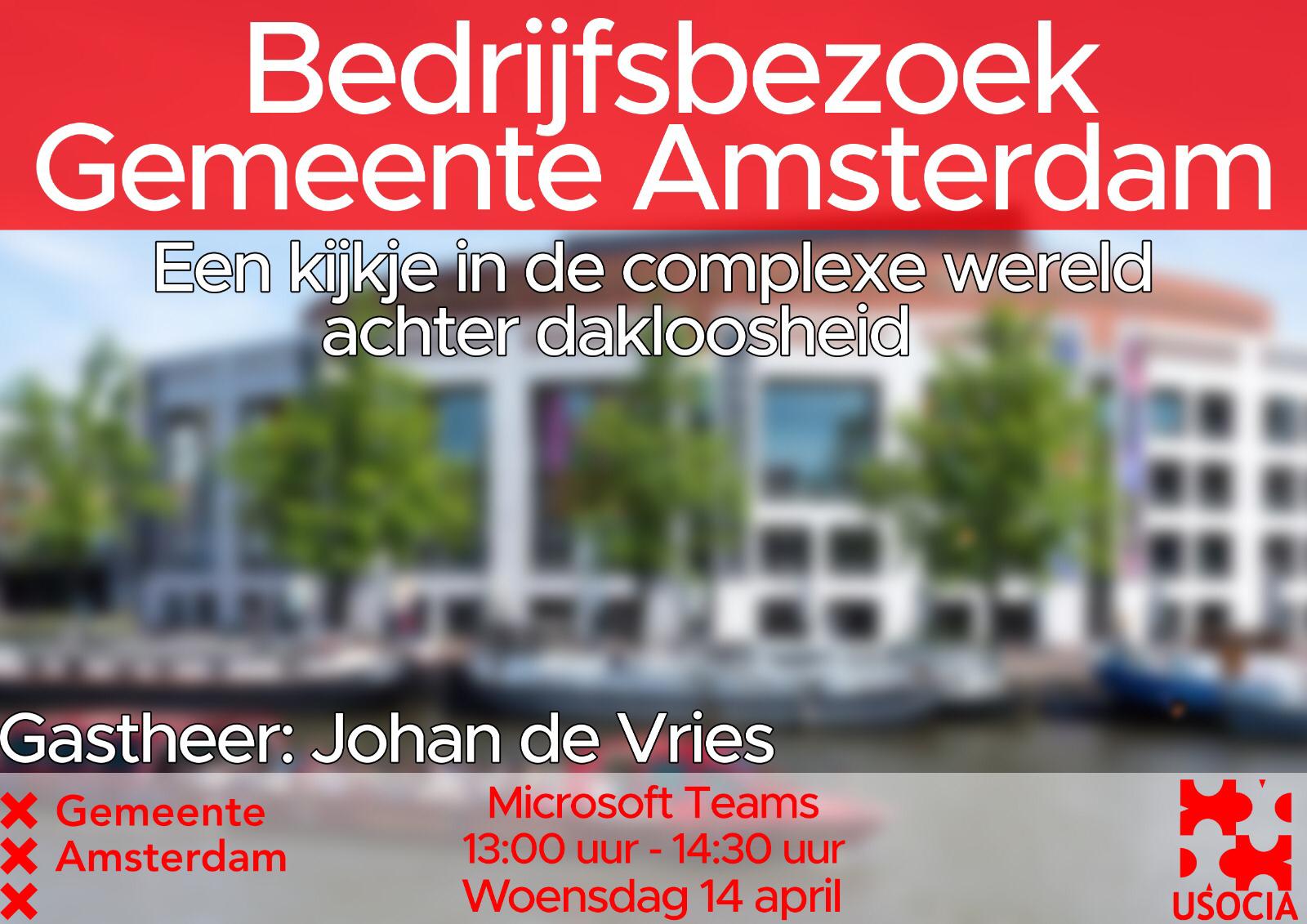 Bedrijfsbezoek: Gemeente Amsterdam